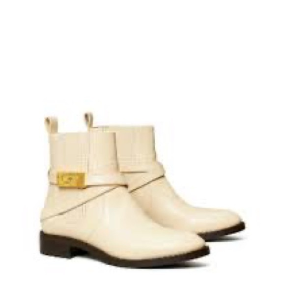 NEW IN BOX TORY BURCH T-HARDWARE CHELSEA BOOT size 7 - Picture 2 of 14